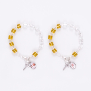 Bracelet - dizainier - Saint Jean-Paul II - Pape François