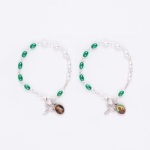 Bracelet - dizainier - Notre-Dame de Czestochowa - Jésus Miséricordieux