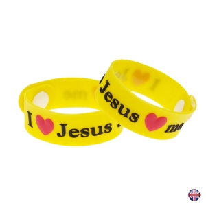 Bracelet - I LOVE JESUS - JESUS LOVES ME - anglais
