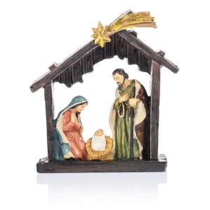 Crèche de Noël - Sainte Famille - 12 cm - Classic
