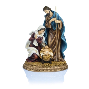 Sainte Famille - 45cm - Decorato