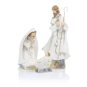 Sainte Famille - 15 cm - Decorato