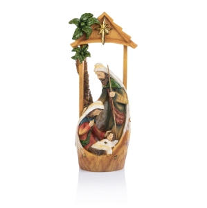 Crèche de Noël - Sainte Famille - 34 cm - Decorato