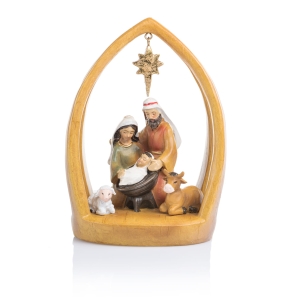 Crèche de Noël - Sainte Famille - 13 cm - Decorato