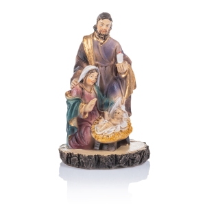 Crèche de Noël - Sainte Famille - 12 cm - Classic