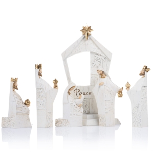 Crèche de Noël - 28 cm - Decorato