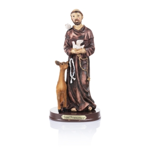 Figurine - Saint François d'Assise - 23 cm