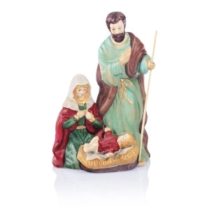 Crèche de Noël - Sainte Famille - 16 cm - Ceramico