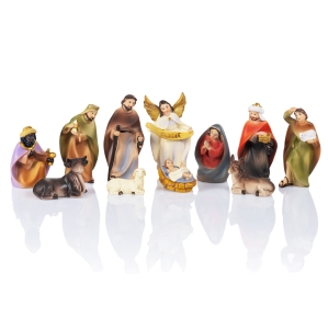 Crèche de Noël - 9 cm - Classic