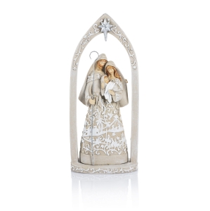 Crèche de Noël - Sainte Famille - 25 cm - Decorato