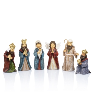 Crèche de Noël - 19 cm - Decorato