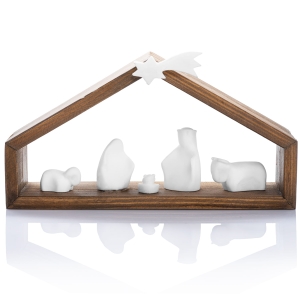 Crèche de Noël - albâtre