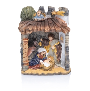 Crèche de Noël - Sainte Famille - 6 cm - Classic