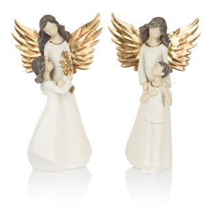 Anioł Stróż - dziewczynka - chłopiec - 20 cm - Decorato