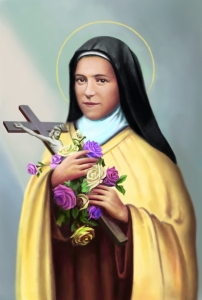 Kit broderie diamant - 50 x 40 cm - Sainte Thérèse de Lisieux