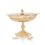 Navette - cuillère - laiton - 14 cm