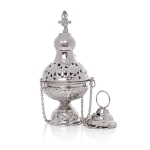 Encensoir - laiton - nickel - 24 cm