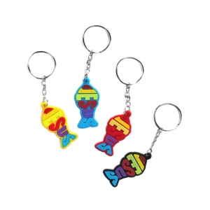 Porte-clé - poisson chrétien - Ichthus - JESUS