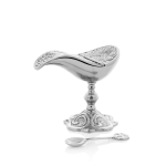 Navette - cuillère - laiton - nickel