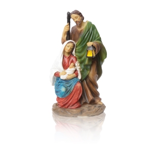 Crèche de Noël - Sainte Famille - 8 cm - Classic