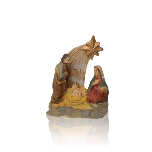 Crèche de Noël - Sainte Famille - 3 cm - Classic