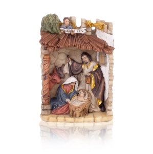 Crèche de Noël - Sainte Famille - 12 cm - Classic