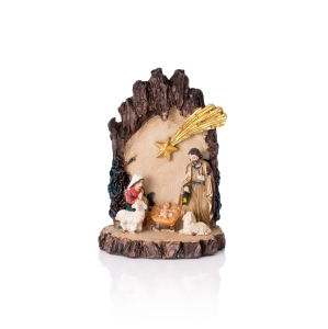 Crèche de Noël - Sainte Famille - 12 cm - Classic