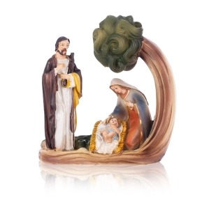 Crèche de Noël - Sainte Famille - 12 cm - Classic