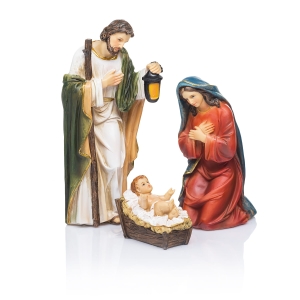 Crèche de Noël - Sainte Famille - 20 cm - Classic