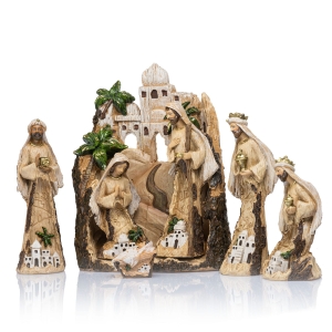 Crèche de Noël - 25 cm - Decorato
