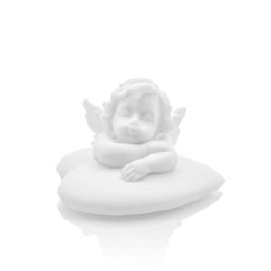 Petit Ange - cœur - albâtre