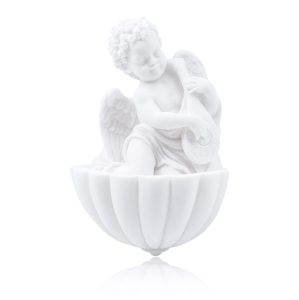 Stoup - angel - Alabaster