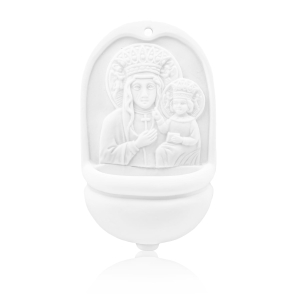Stoup - Our Lady of Częstochowa - Alabaster