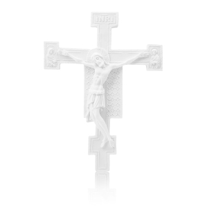 Cross - San Damiano - st. Francis from Assisi - Alabaster