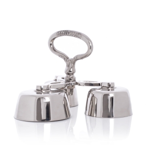 Dzwonki potrójne - mosiądz - nikiel