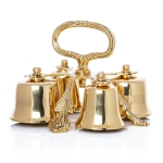 Dzwonki poczwórne - mosiądz