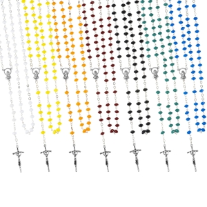 Chapelet - plastique - 6 mm