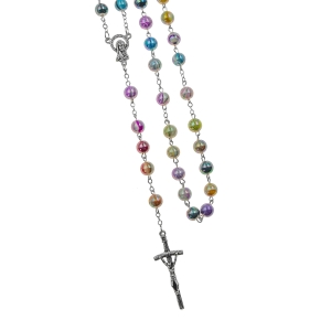 Chapelet - plastique - Notre-Dame Immaculée - 8 mm
