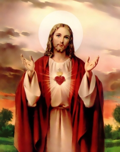 Kit broderie diamant - Cœur de Jésus