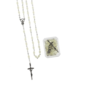 Chapelet - plastique - 8 mm - fluo - boîte