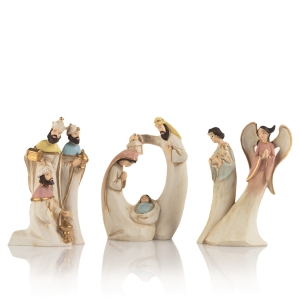 Crèche de Noël - lumineuse - Bianco