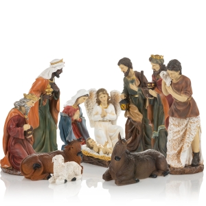 Crèche de Noël - 45 cm - Grande