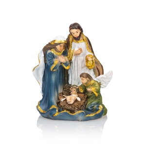 Crèche de Noël - Sainte Famille - 8 cm - Classic