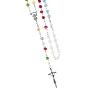 Chapelet - verre - 6 mm - missionnaire