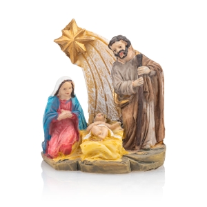 Crèche de Noël - Sainte Famille - 5 cm - Classic