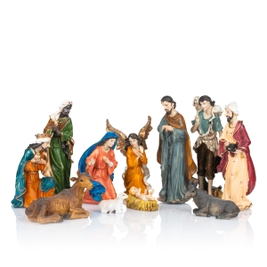 Crèche de Noël - 20 cm - Classic