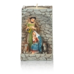 Bougeoir - Crèche de Noël - Sainte Famille - 8 cm - Classic