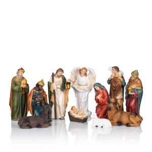 Crèche de Noël - 19,5 cm - Classique