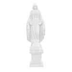 Statue - marbre - Notre-Dame Immaculée - 180 cm
