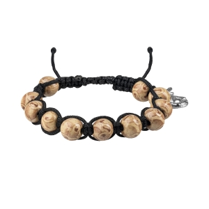 Bracelet - dizaine du rosaire - médaillon avec insert en résine personnalisable - produit personnalisé